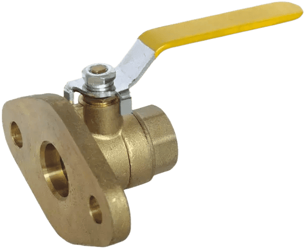 600WOG flanged ball valve with Femal thread