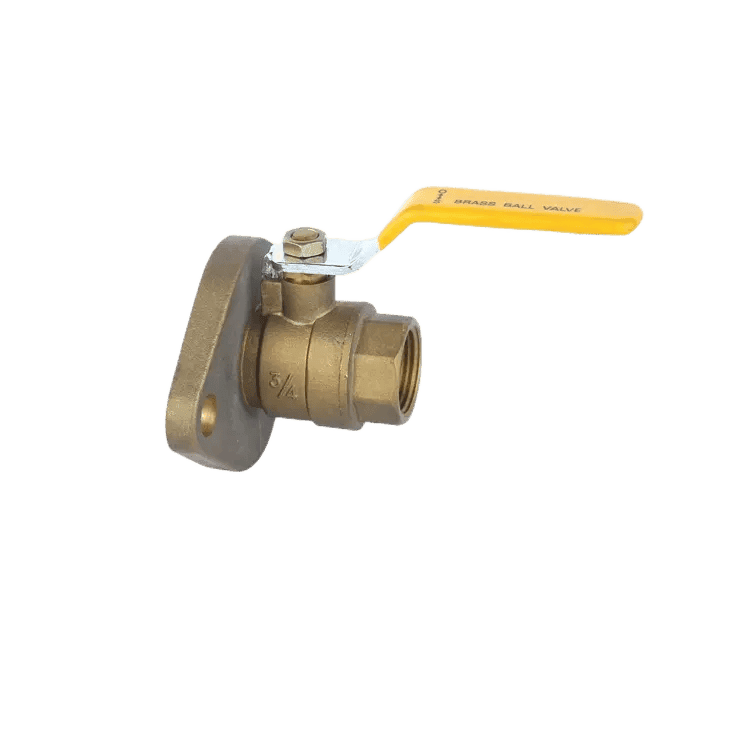 bsp thread with flanged ball valve