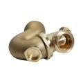 Cast Brass Swing Tee Trap Tubular with Cleanout Drain - Image 3