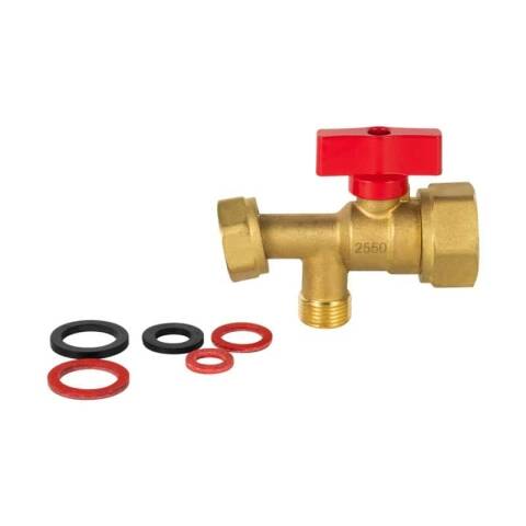 Brass Three-Way Angle Ball Valve