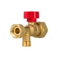 Brass Three-Way Angle Ball Valve - Image 3