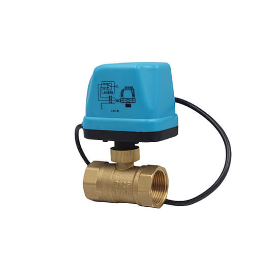 Motorized ball valve 2 piece