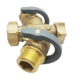 Brass Garden Hose 2-Way Splitter - Image 4