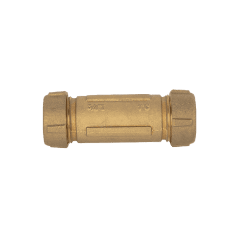 Long Brass Compression Coupling