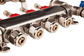 Heating Manifold with Flowmeter