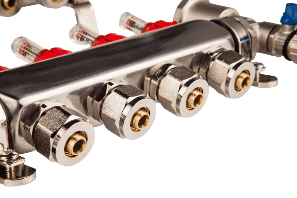 Heating Manifold with Flowmeter