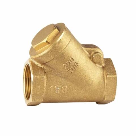 Y Type Check Valve Strainer With NPT Thread
