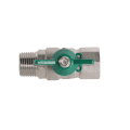 Lead-Free Copper Butterfly Handle Ball Valve - Image 3