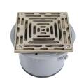 Adjustable Floor Shower Drain with Nickel Bronze Strainer - Image 5