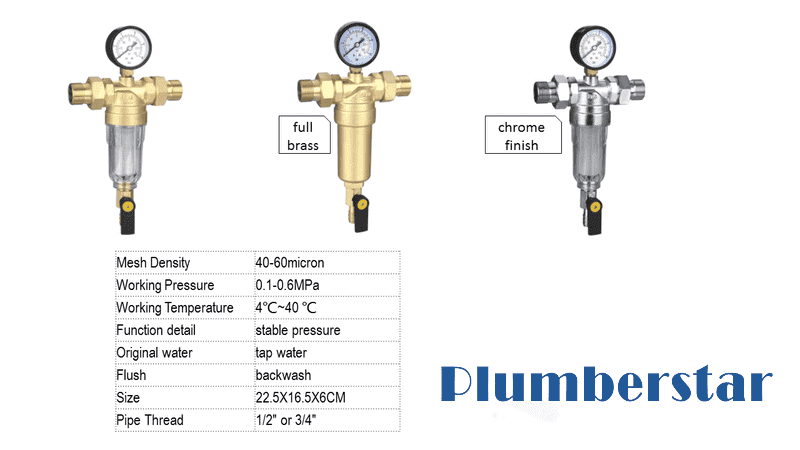 Brass Pre-filtration Water Filter - Image 3