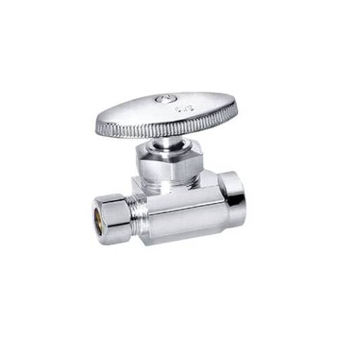 Brass Water Shut off Angle Valve Compression Outlet