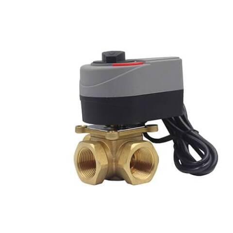 Rotary Actuator Mixing Diverting  Valve