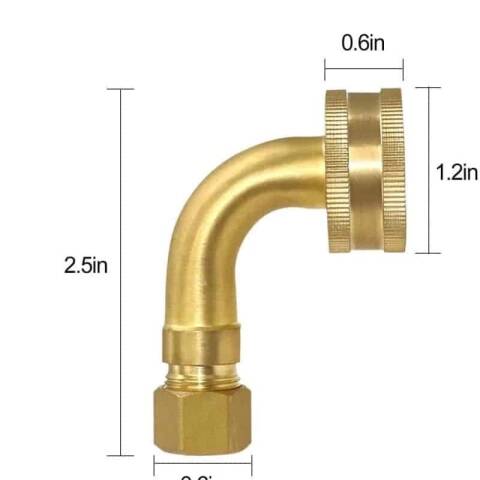 90 Degree Elbow Plumbing Fitting